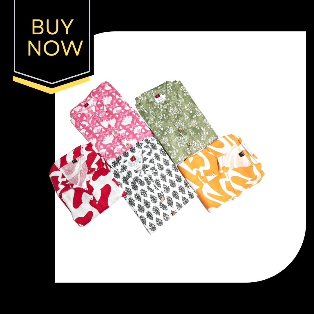 Long Coat Set โ Cotton Fabric, M to XXL