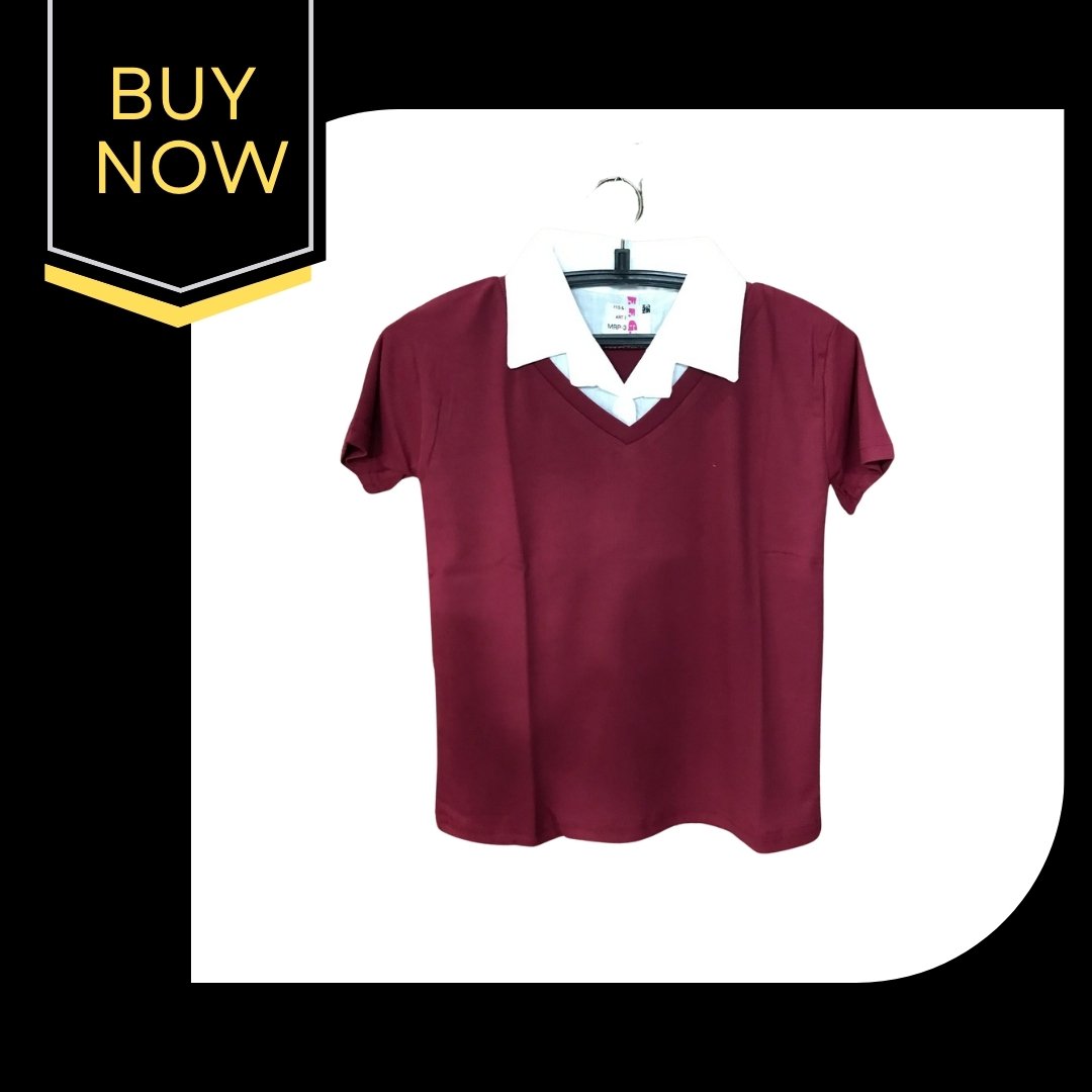 Lycra Crop Top with Collar – Free Size, 6 Colors