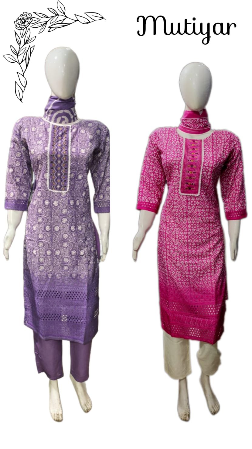 Party wear suit with lineg